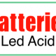 Batteries Lead Acid
